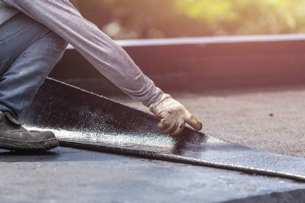 Professional Basement Waterproofing technician working in North Olmsted, OH